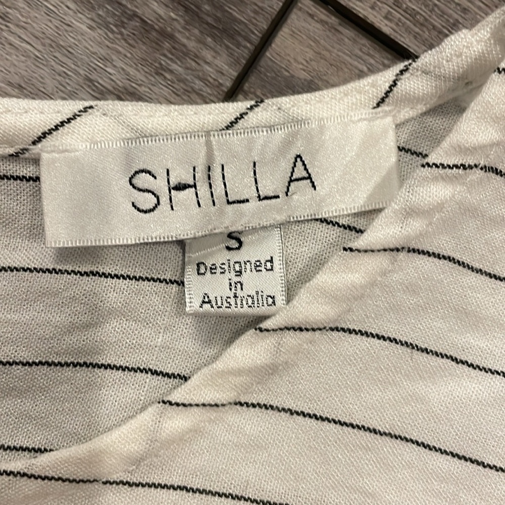 SHILLA RUFFLE SLEEVE STRIPED TOP - Picture 2 of 4